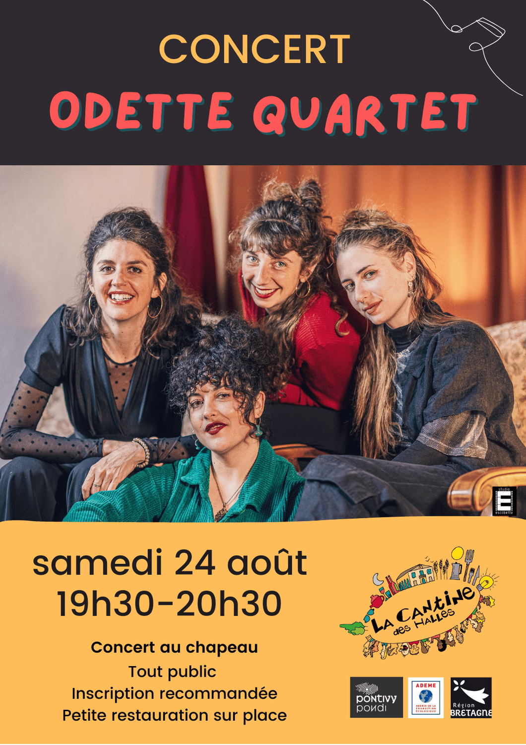 24 août 2024 | Concert Odette Quartet