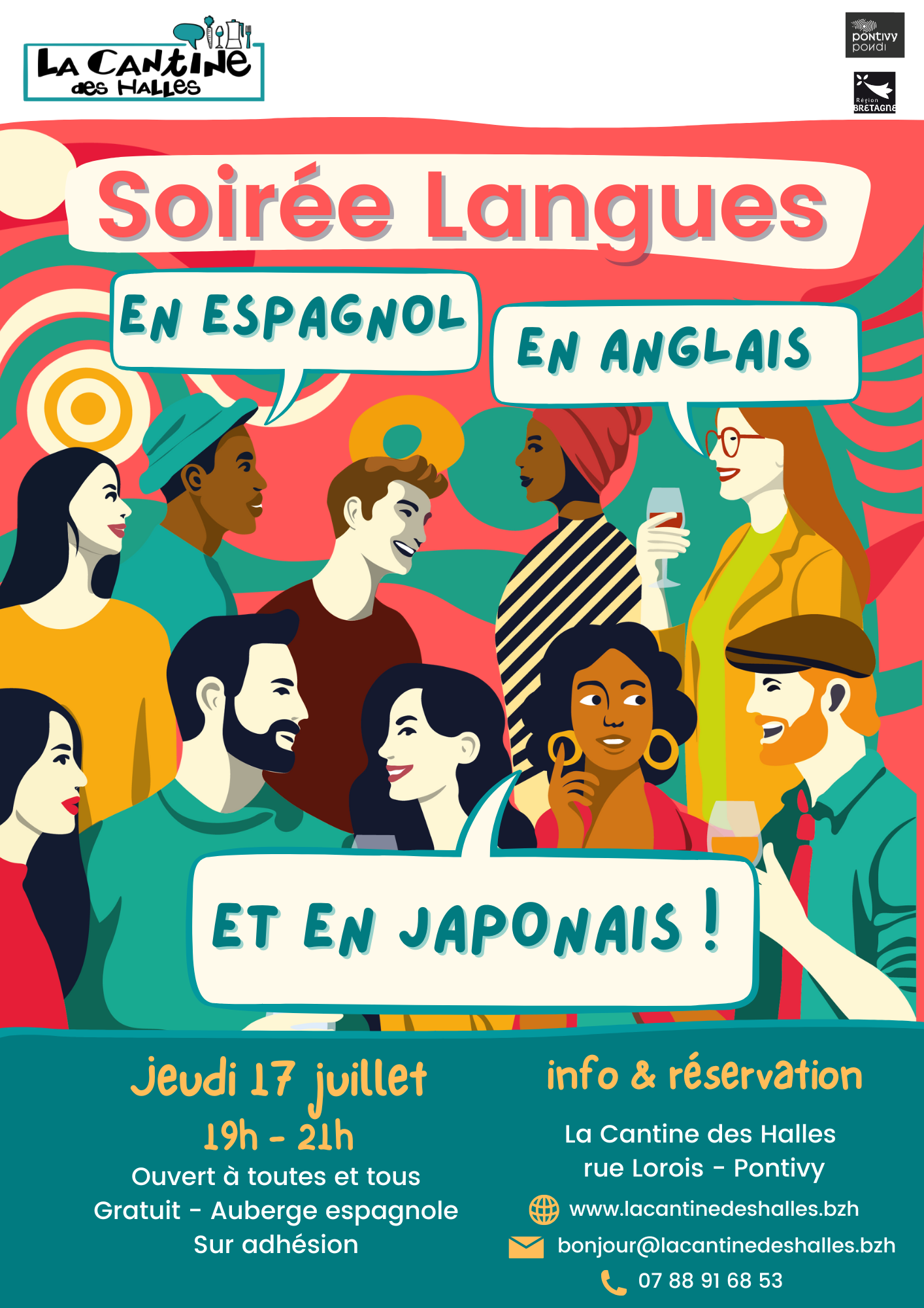 17 juin 2025 | Soirée Langues | Soirée internationale