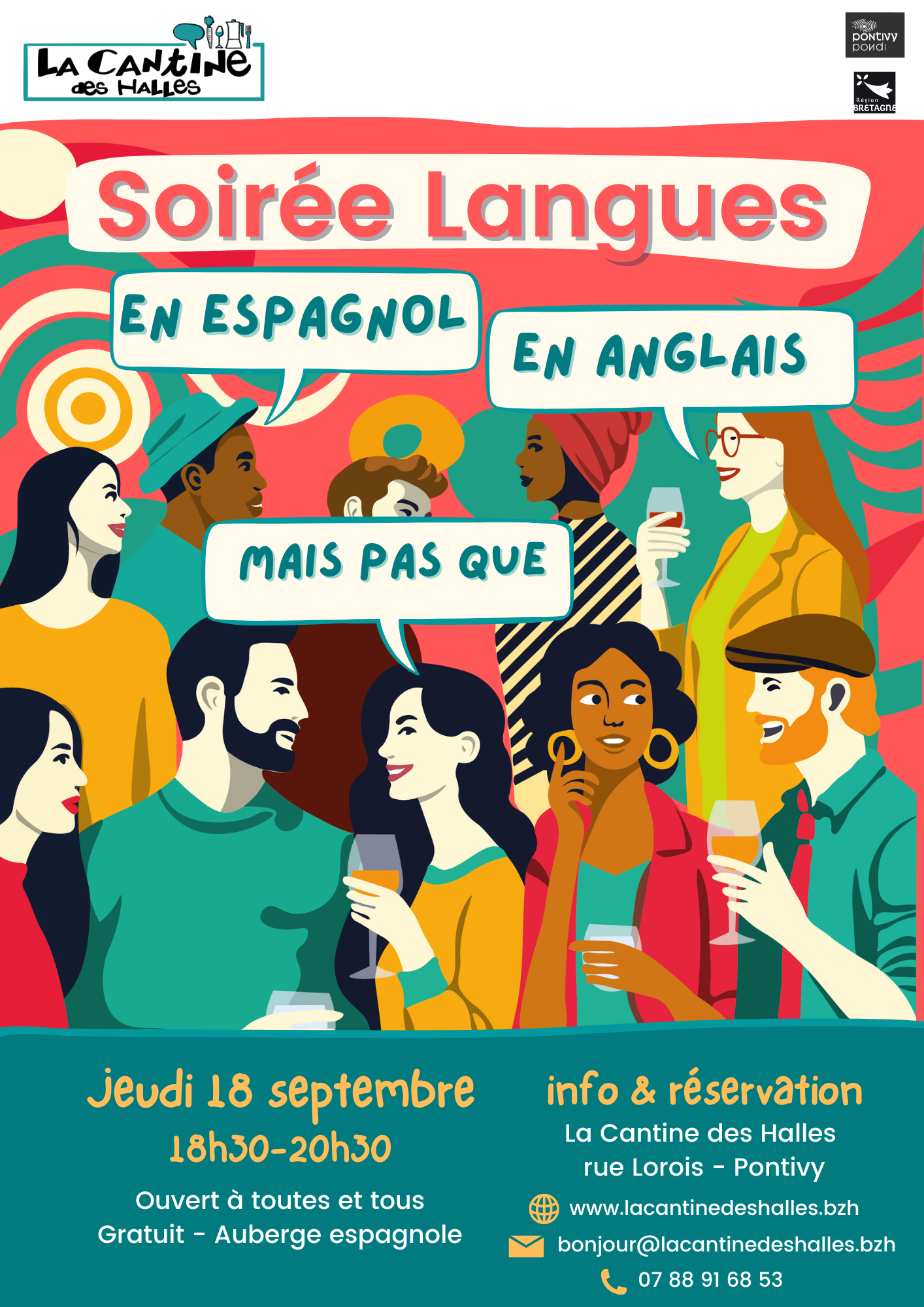 18 sept 2025 | Soirée Langues | Soirée internationale